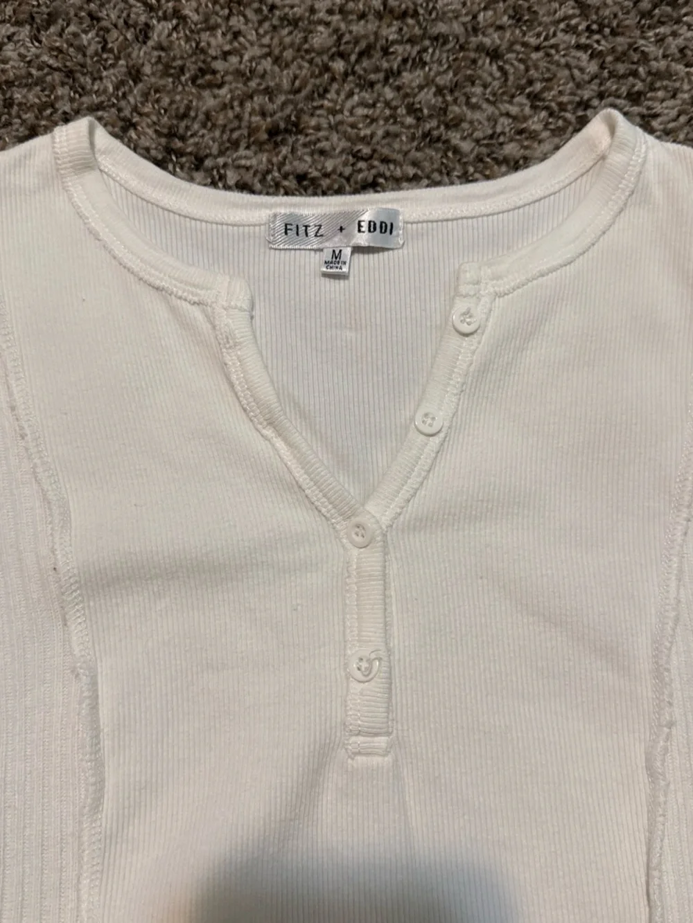 Fitz + Eddi Short Sleeve Henley Top - Picture 3 of 4